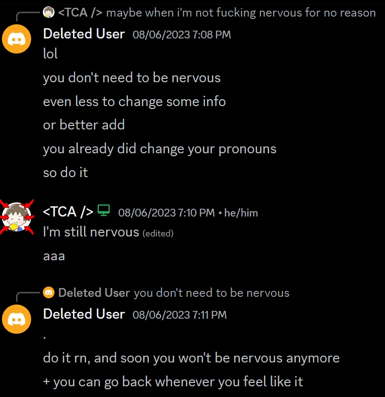 Matheus convincing me to keep going